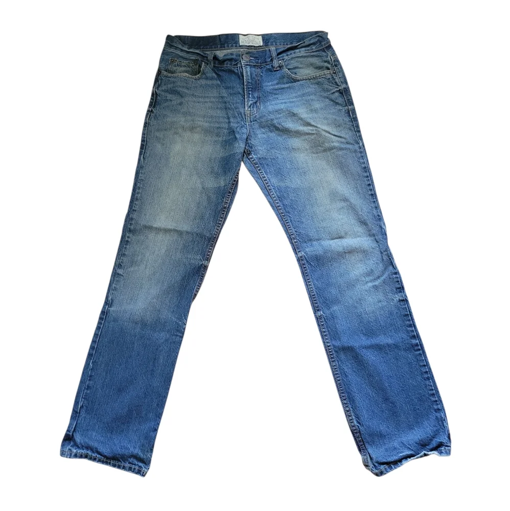 TWO Aeropostale Blue Jeans Sz.31 x 32 Essex STRAIGHT leg